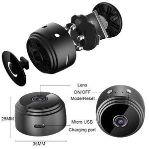 A9 Mini Camera 1080P HD, шөнийн хараатай дуу дүрс бичих Wireless хяналтын камер